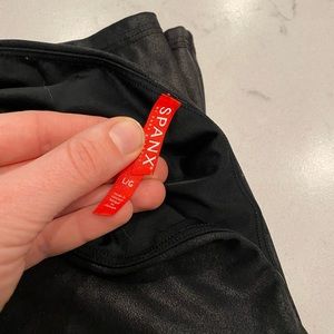 Spanx Faux Leather Leggings